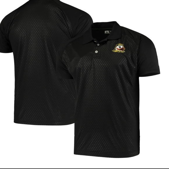 Brand New Oregon Ducks Polo Shirt Russell Brand XXL - Picture 2 of 3
